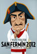 Cartel de Sanfermines 2012, de David Alegr&iacute;a