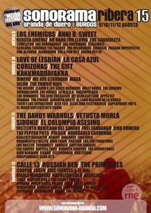 Cartel Sonorama 2012