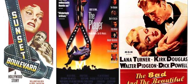 Carteles de 'El crep&uacute;sculo de los dioses', 'El juego de Hollywood' y 'Cautivos del mal'