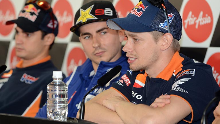 Casey Stoner, juez entre Lorenzo y Pedrosa