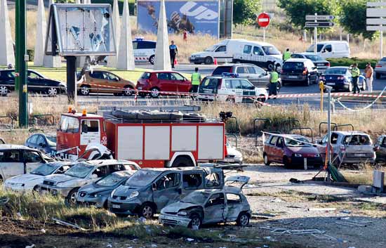 Los terroristas cargaron con casi 300 kilos de explosivos la furgoneta bomba 