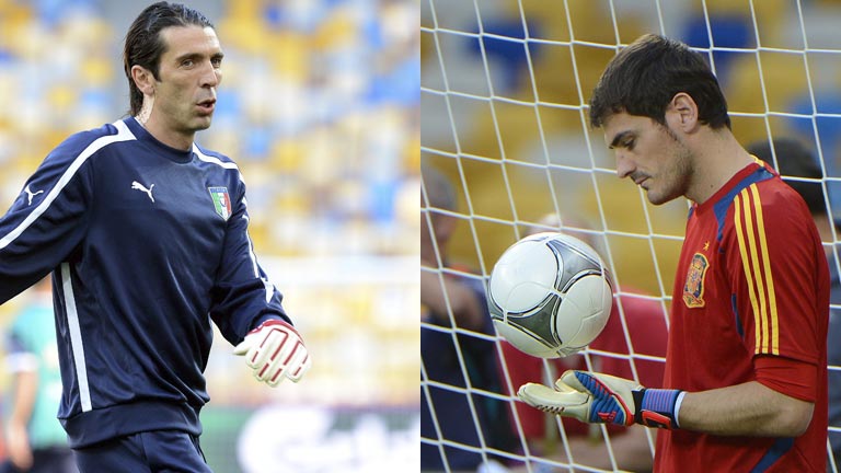 Casillas y Buffon, palabras de capit&aacute;n