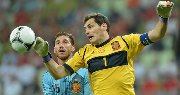 Casillas y Ramos son dos de los cinco jugadores que aporta el Real Madrid a la selecci&oacute;n espa&ntilde;ola.