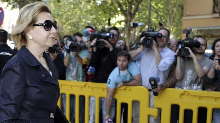 Mar&iacute;a Antonia Munar se sienta en el banquillo de los acusados 