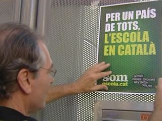 En Catalu�a, el colegio comienza con una gran pol�mica en la utilizaci�n del castellano como lengua vehicular