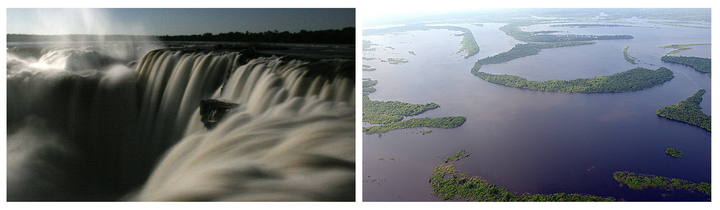 LAS CATARATAS DE IGUAZ&Uacute; Y EL AMAZONAS, ELEGIDAS MARAVILLAS DE LA NATURALEZA