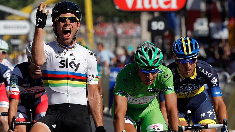 Cavendish suma la cuarta en Par&iacute;s, Wiggins el primero