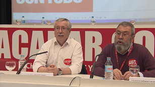 Ver v&iacute;deo  'CCOO y UGT han convocado una huelga general el 29 de marzo en contra de la reforma laboral'
