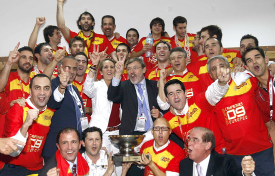 La celebraci&oacute;n de los campeones de oro