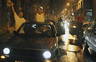 Ver v&iacute;deo  'Celebraciones en Sarajevo de la detenci&oacute;n de Karadzic'