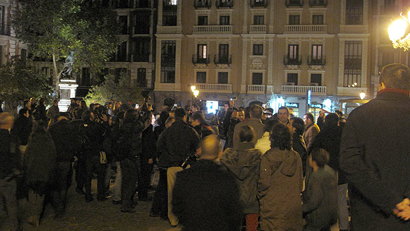 La concentración de Madrid frente al Ministerio de Cultura se ha celebrado de forma pacífica. La concentración de Madrid frente al Ministerio de Cultura se ha celebrado de forma pacífica.