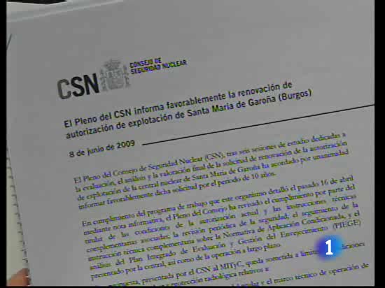 El Gobierno debe de tomar una decisi&oacute;n sobre la central nuclear de Garo&ntilde;a