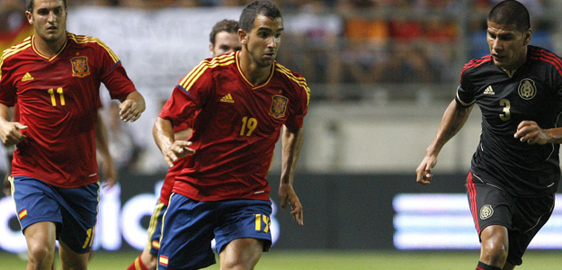 El centrocampista de la selecci&oacute;n espa&ntilde;ola, Montoya.