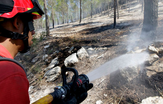 El incendio del Valle del Ti&eacute;tar est&aacute; cercado aunque sigue activo 