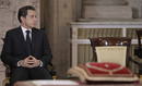 El presidente franc&eacute;s, Nicolas Sarkozy, durante el acto de imposici&oacute;n del Collar de la Orden del Tois&oacute;n de Oro.