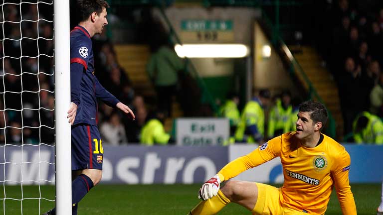 El cerrojazo del Celtic puede con el Bar&ccedil;a