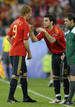 Cesc F&aacute;bregas sale en lugar de Fernando Torres, durante la segunda parte del Epsa&ntilde;a - Rusia.