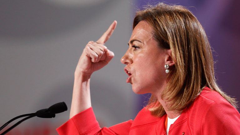 Chac&oacute;n. Discurso emotivo y llamada a levantarse unidos.