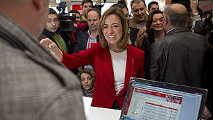 Ver v&iacute;deo  'Chac&oacute;n llega al 38 Congreso Federal del PSOE'