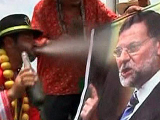 Chamanes celebran un rito religioso para librar a los mandatarios mundiales de la profec�a maya