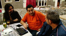Charlando con los autores de El monstruo del sebadal Charlando con los autores de El monstruo del sebadal