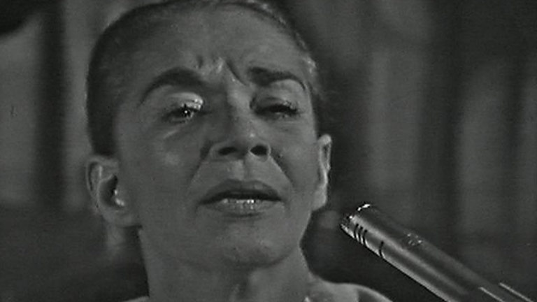 Chavela Vargas present&oacute; su &uacute;ltimo disco "Luna Grande" un homenaje a Lorca