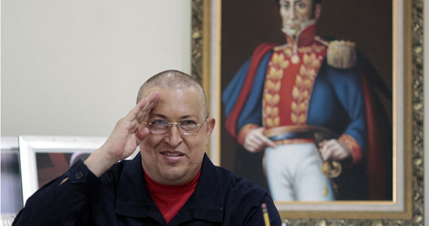 El presidente de Venezuela, Hugo Chávez, algo más de un mes después de comenzar la quimioterapia. El presidente de Venezuela, Hugo Chávez, algo más de un mes después de comenzar la quimioterapia.