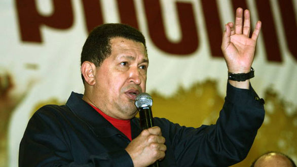 El presidente venezolano, Hugo Ch&aacute;vez.
