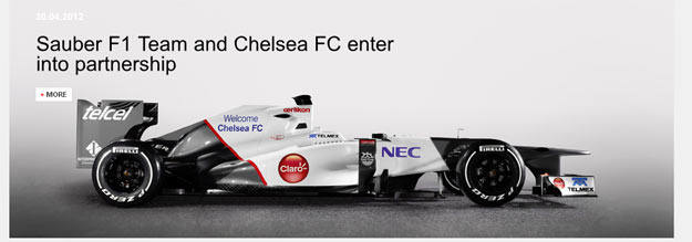 El Chelsea se al&iacute;a con la escuder&iacute;a suiza Sauber