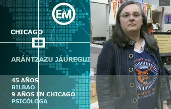 Espa&ntilde;oles en el mundo - Chicago - Arantzazu