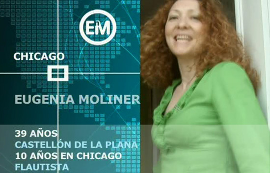 Espa&ntilde;oles en el mundo - Chicago - Eugenia