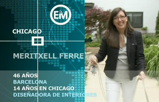 Espa&ntilde;oles en el mundo - Chicago - Meritxell