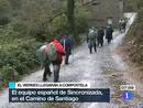 Ir al Video&nbsp;Las chicas de la 'sincro' peregrinan a Santiago