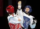 La china Wu Jingyu ha dominado el combate de principio a fin.