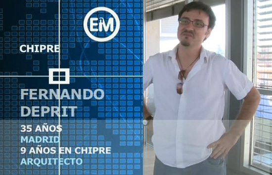 Espa&ntilde;oles en el mundo - Chipre - Fernando