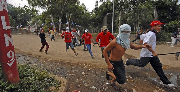 CHOQUES ENTRE LIBERALES Y SANDINISTAS CERCA A MANAGUA