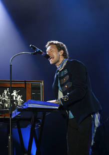 Chris Martin, l&iacute;der de Coldplay