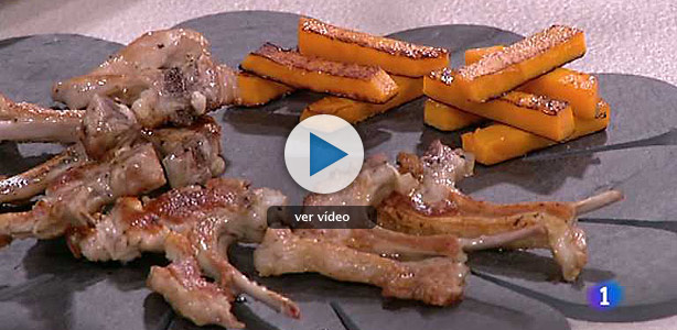 Chuletas de cordero en salsa de miel