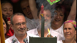Ver v&iacute;deo  'El chupinazo de los Sanfermines 2012'