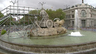 Ver v&iacute;deo  'La Cibeles ya casi est&aacute; vestida de blanco'