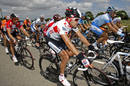 El ciclista madrile&ntilde;o durante la primera etapa del 95&ordm; Tour de Francia.