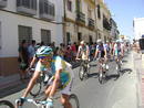 Ciclistas por las calles de Alcal&aacute; de Guada&iacute;ra