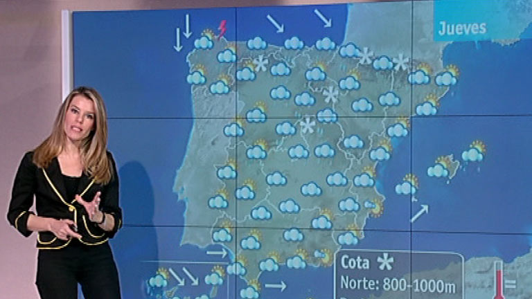Cielo cubierto en toda Espa&ntilde;a y temperaturas con pocos cambios