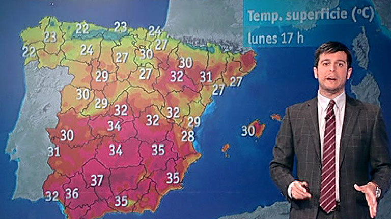 La semana comienza con cielos despejados y altas temperaturas