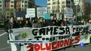 Ir al Video&nbsp;Cientos de personas se manifiestan contra el ERE de Gamesa en Pamplona