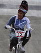 La brit&aacute;nica Shanaze Reade compite en la clasificaci&oacute;n para las semifinales de ciclismo BMX.