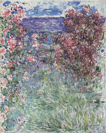 Claude Monet. 'La casa entre las rosas' (1925)