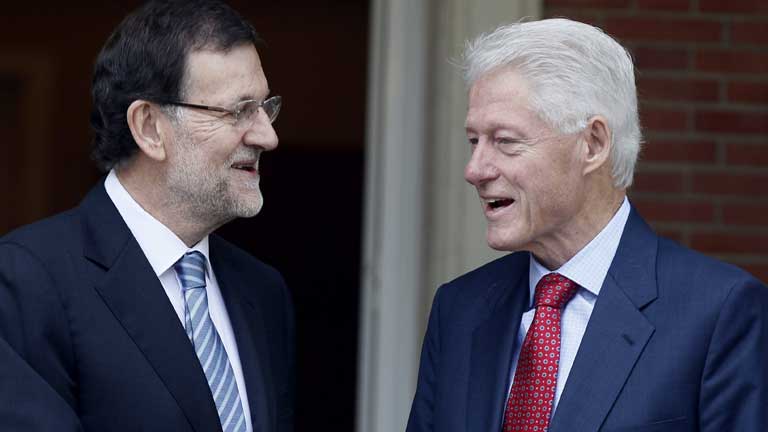 Bill Clinton visita Espa&ntilde;a para participar en un foro sobre juventud y empleo 