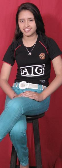 Cindy Judith L&oacute;pez es la presidenta del club de fans de Cristiano Ronaldo 'Ronaldo voce e bonito'.