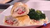 Ir al Video&nbsp;Cocina con Sergio - Gallo relleno con surimi al hojaldre